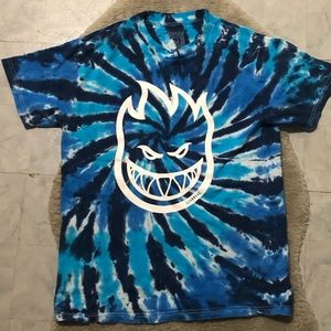 Blue Tie Dye Spitfire T-Shirt